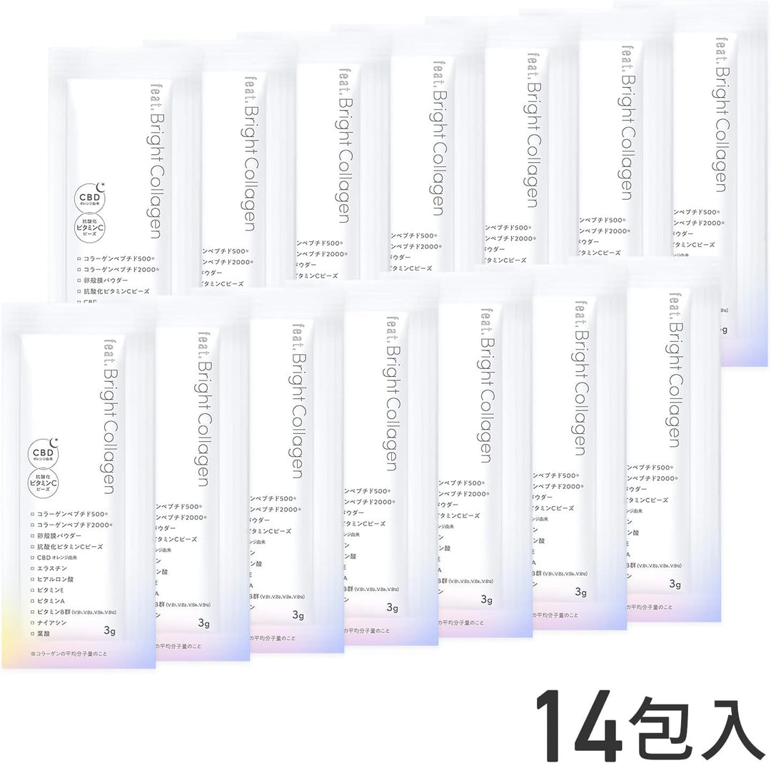 feat.Bright Collagen 膠原蛋白粉 14包入