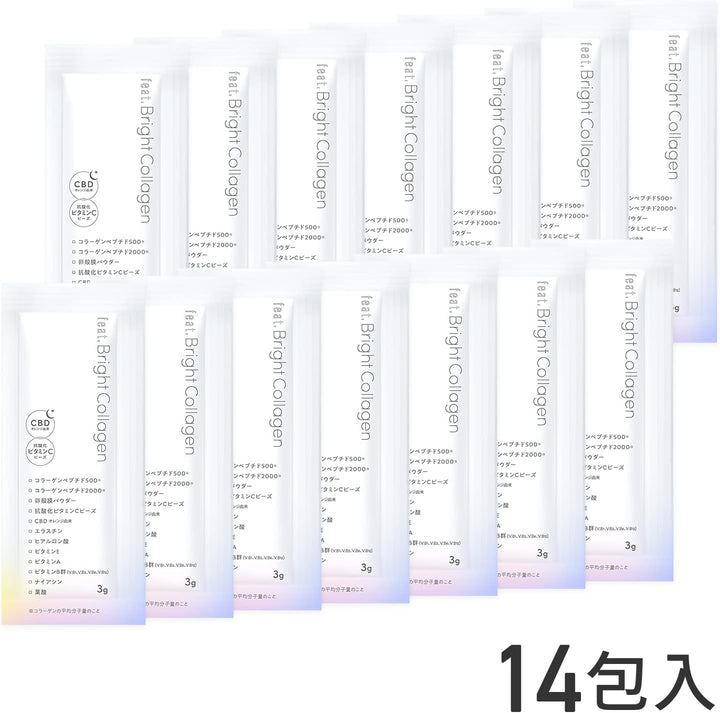 feat.Bright Collagen 膠原蛋白粉 14包入