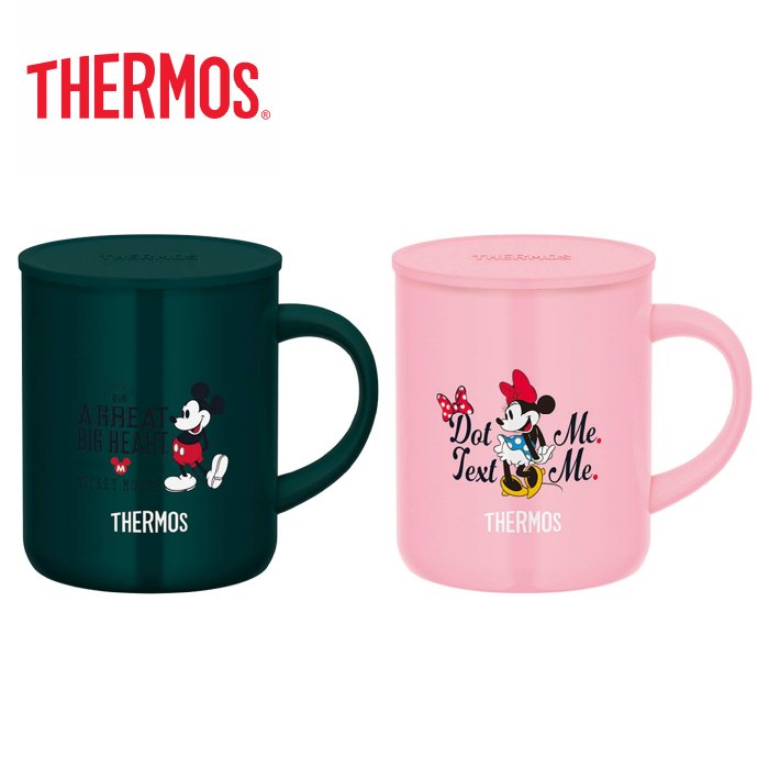 THERMOS 膳魔師 米奇米妮聯名款 不鏽鋼真空保溫杯 350ml JDG-350