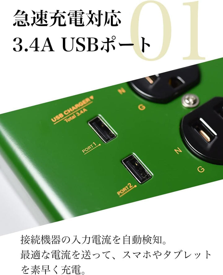 Fargo 工業風 USB 2孔 3孔 延長插座