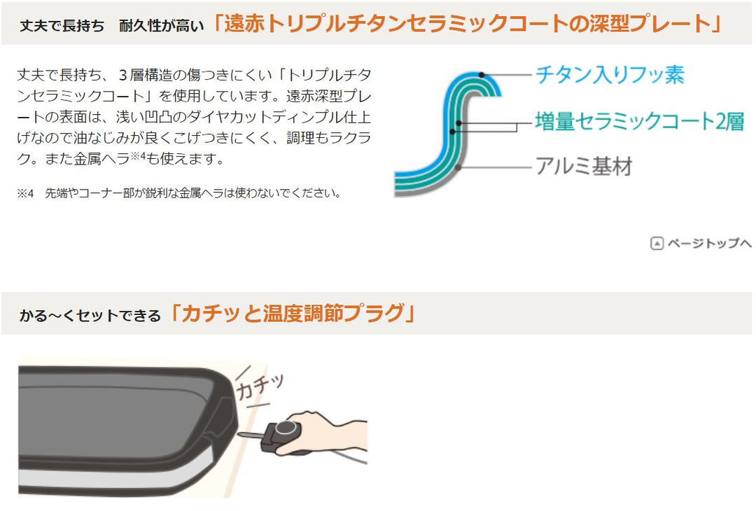 ZOJIRUSHI 象印 分離式鐵板燒烤組 EA-KJ30