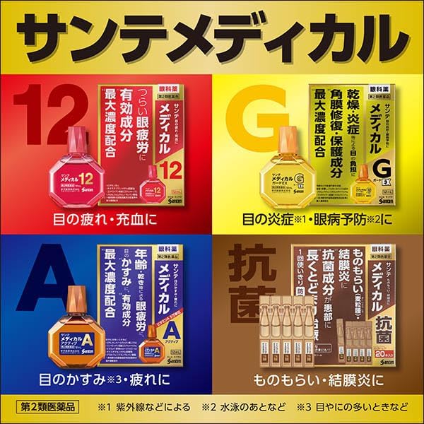 Sante 參天 Medical 藥用抗菌人工眼淚眼藥水 0.3mL×20只入