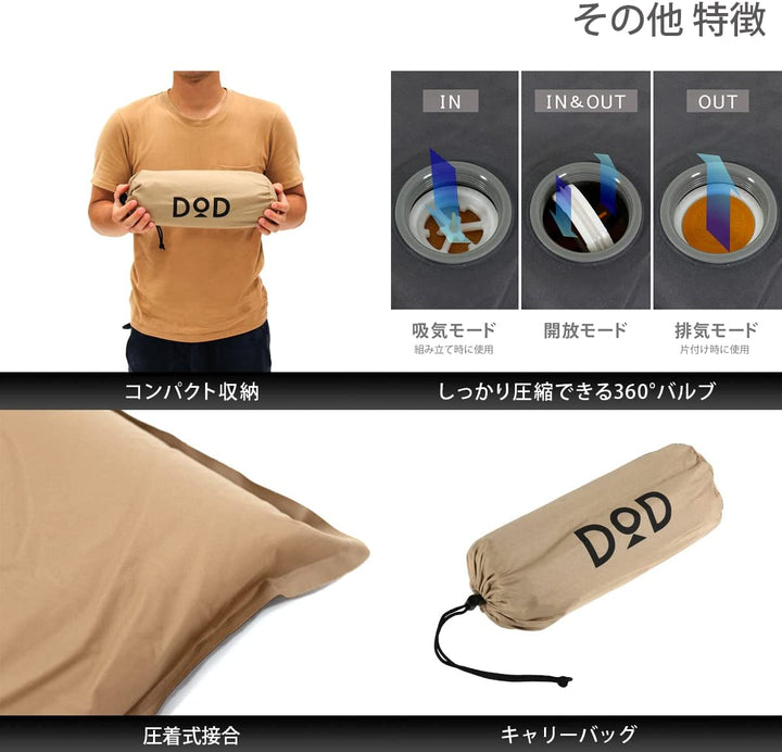 DOD 營舞者 自動充氣露營枕 CP1-654-TN