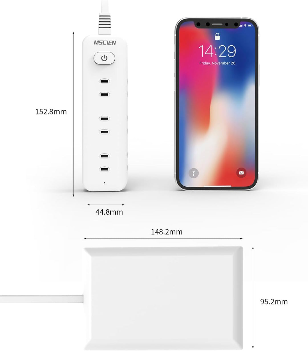 Mscien 插座蓋延長線