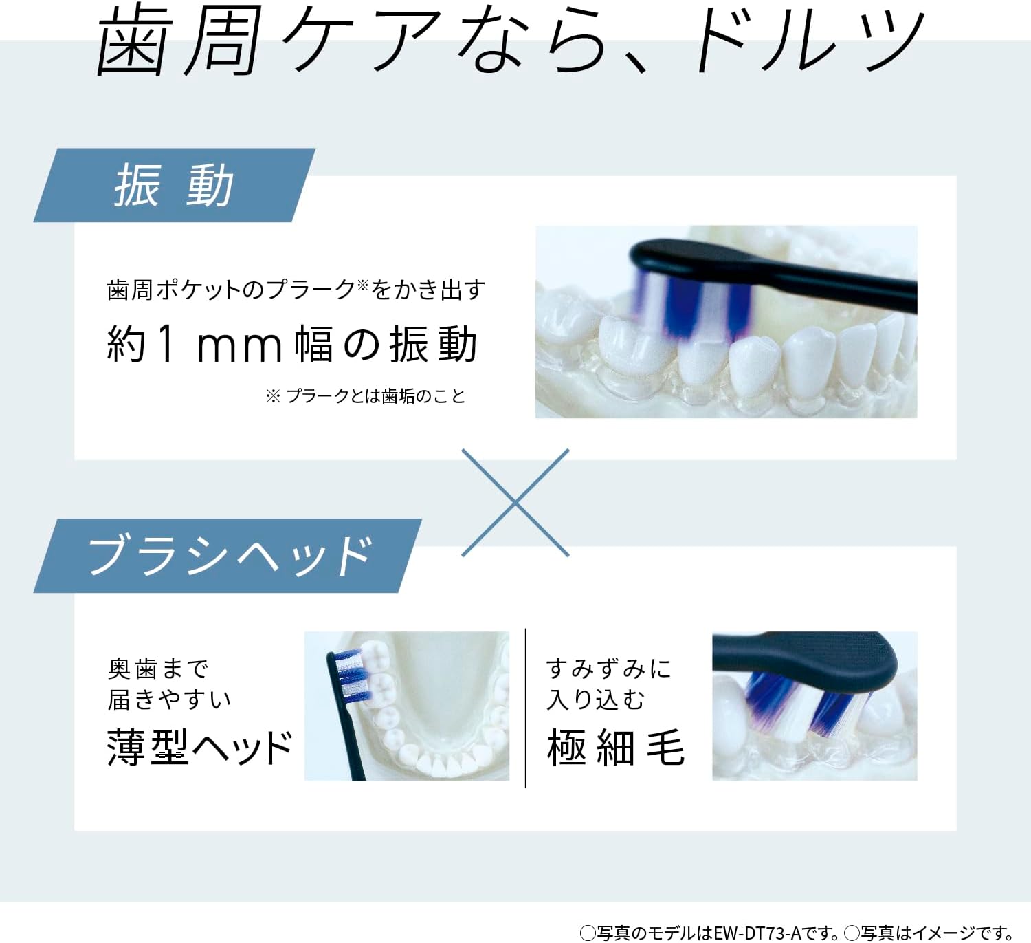 樂樂JAPAN日本代購｜Panasonic 國際牌Doltz W音波電動牙刷EW-DT63 – 樂