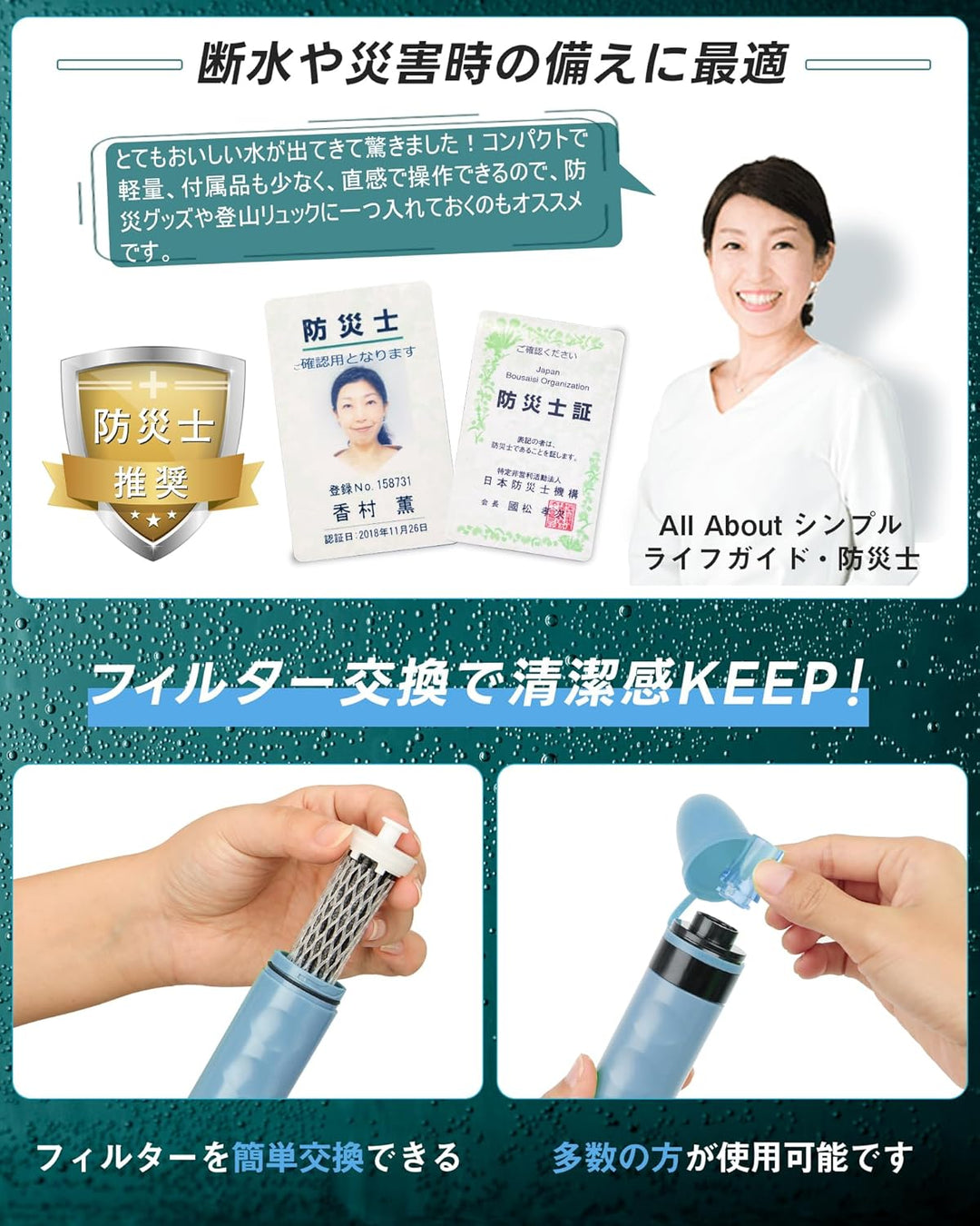 GreeShow 攜帶式淨水器 GS-282