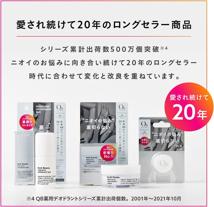 Quick Beauty 白金版 藥用 體香膏 體香棒