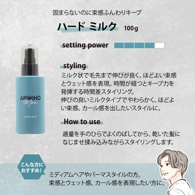 ARIMINO men 蔓森仕 造型品
