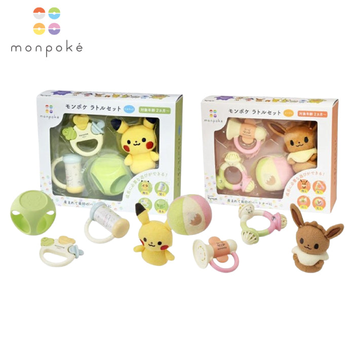 monpoke' 伊布/皮卡丘 安撫玩具禮盒