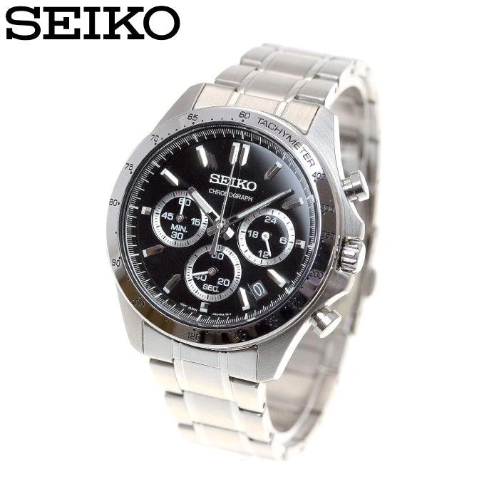 SEIKO 精工 三眼計時腕錶 SBTR013