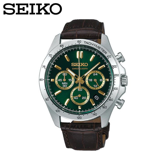 SEIKO 精工 三眼計時腕錶 SBTR017