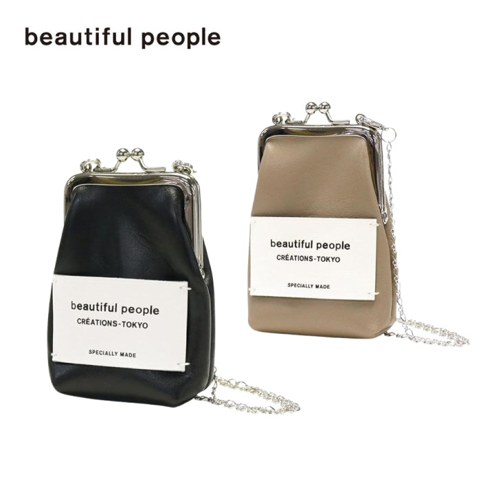 樂樂JAPAN日本代購｜beautiful people 口金包mini clasp pouch – 樂樂