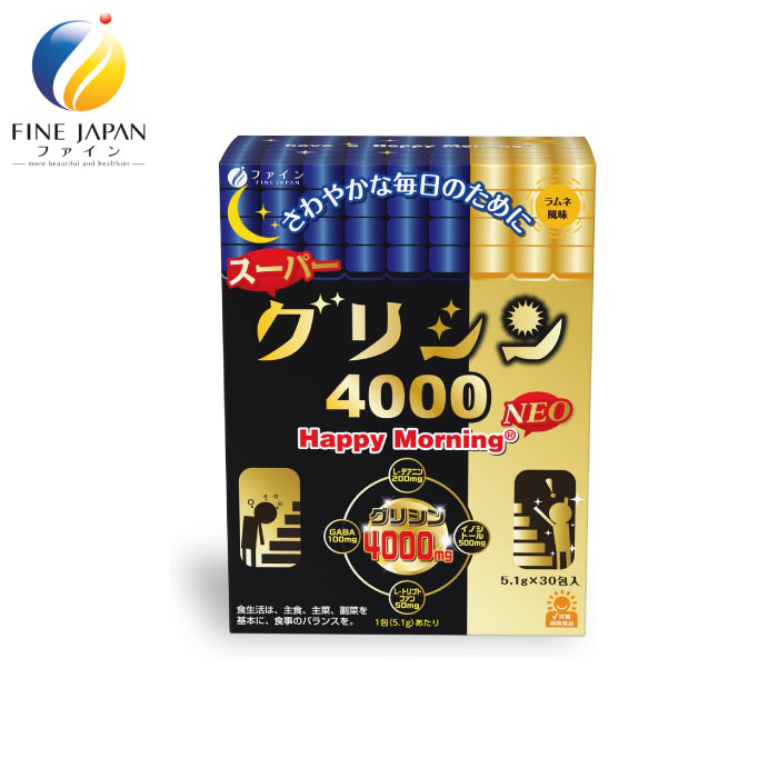 FINE JAPAN 超級甘氨酸4000 NEO 舒眠飲30包/盒