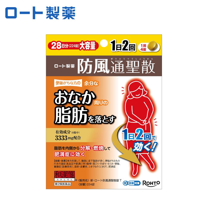 ROHTO  樂敦製藥 防風通聖散錠T 224錠