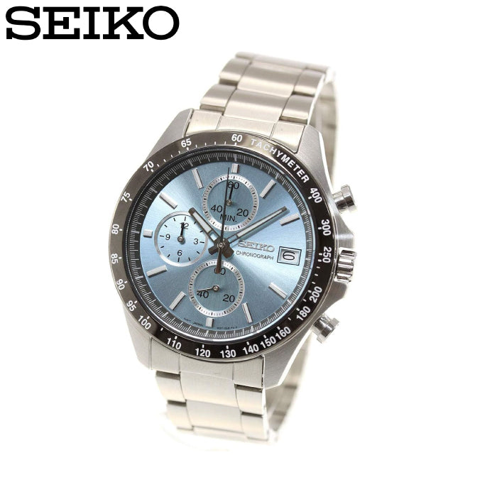 SEIKO 精工 三眼計時腕錶 SBTR029