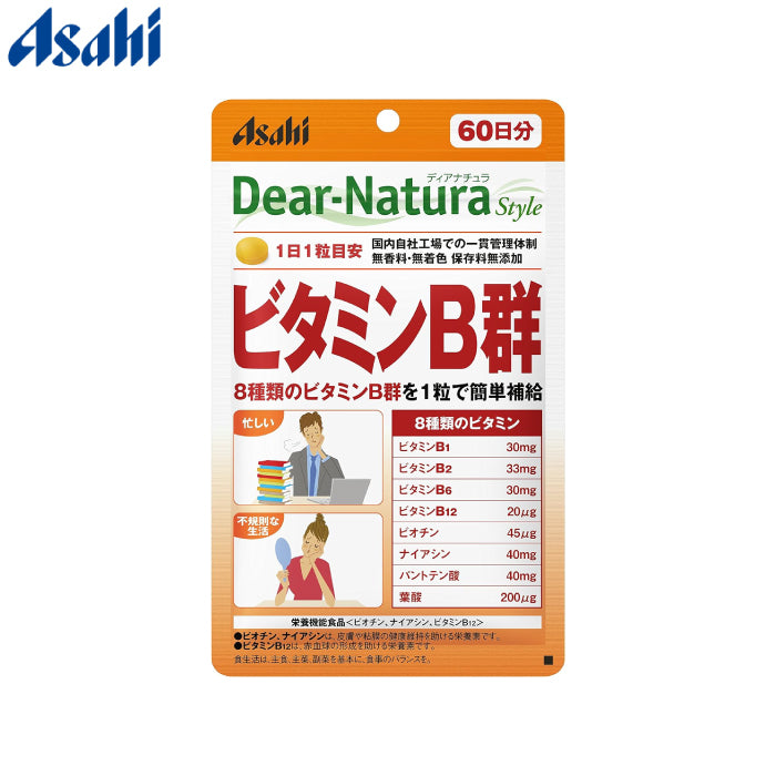 Asahi 朝日 Dear-Natura 維生素B群 60粒