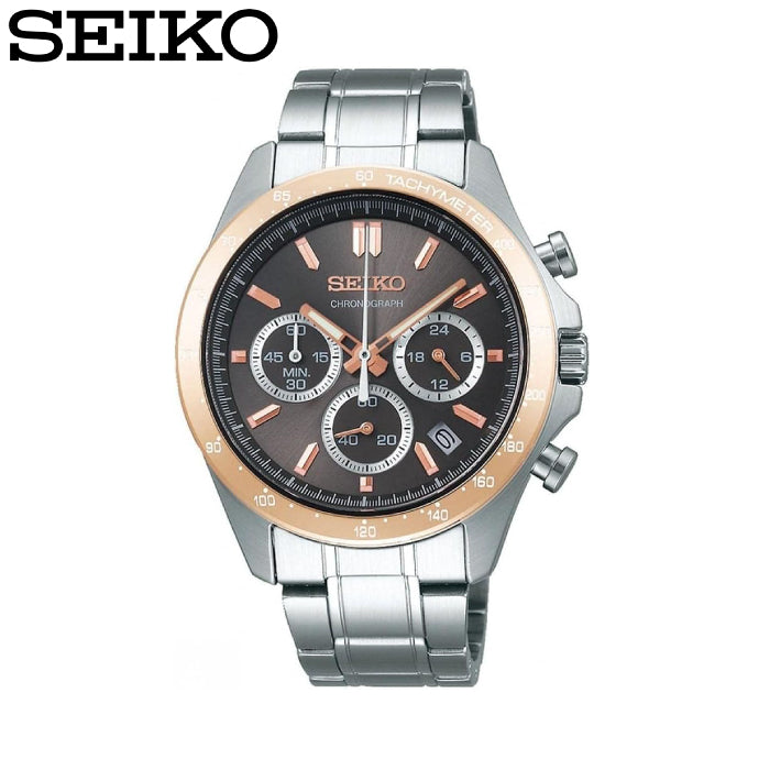 SEIKO 精工 三眼計時腕錶 SBTR026