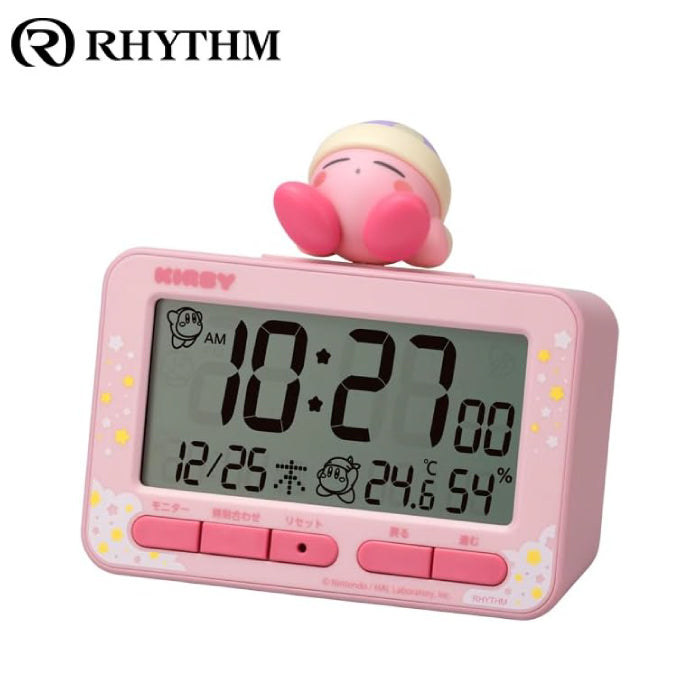 RHYTHM 麗聲 星之卡比 數位時鐘 8RDA84KB13