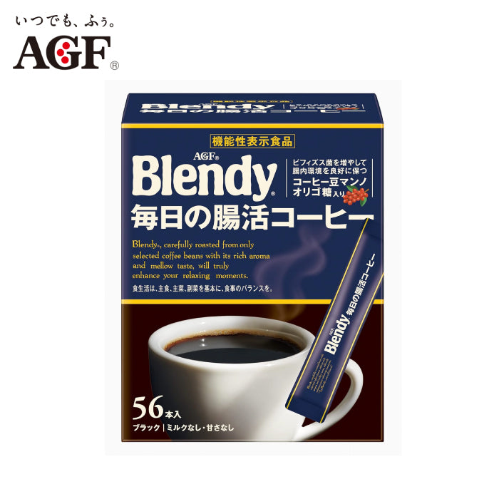 AGF Blendy 每日腸活 即溶咖啡 56入