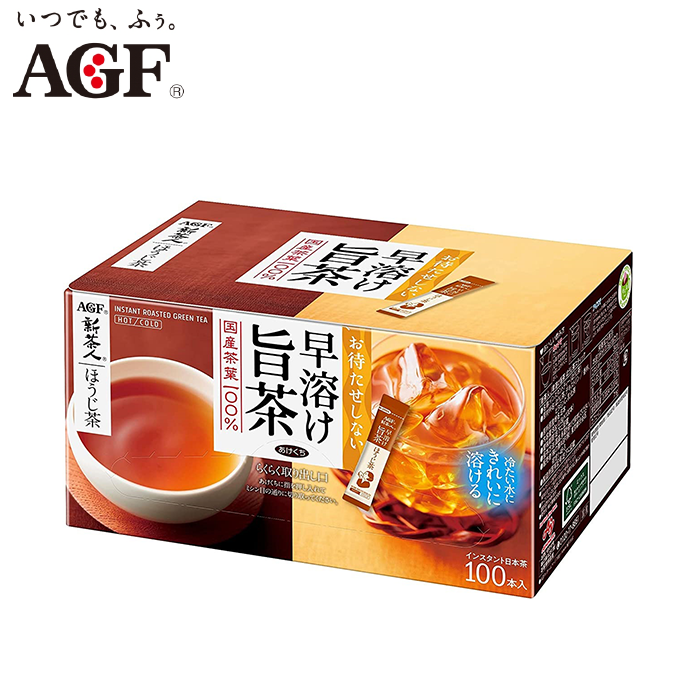 AGF 新茶人 即溶隨身包 煎茶 焙茶 麥茶 100入/盒