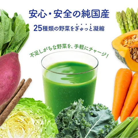 日本藥健 金の青汁 大麥若葉 乳酸菌x酵素 25種野菜 30/60包